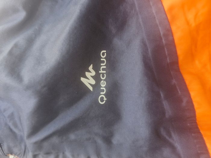 Veste imperméable mixte 4 ans Quechua - Décathlon Bleu marine orange - photo numéro 3