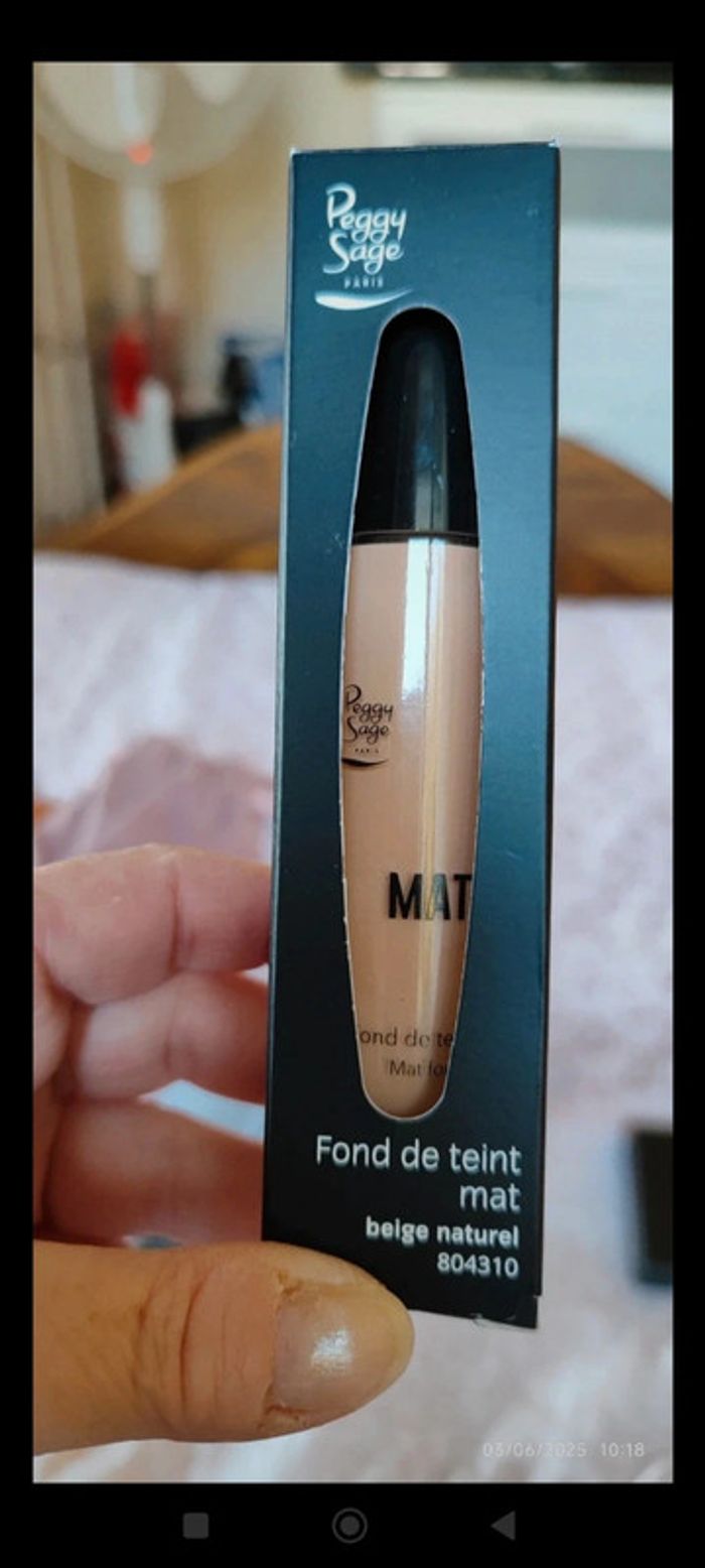 Peggy Sage Fond de teint Mat Teinte 2M Beige Naturel 30 ml