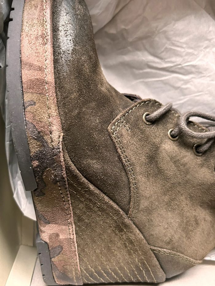 Chaussures bottines marron compensées 36 neuves avec étiquette Geox - photo numéro 8