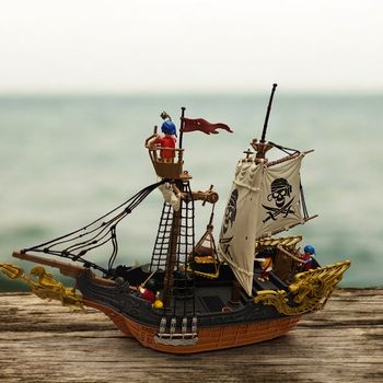 Bateaux pirate complet 