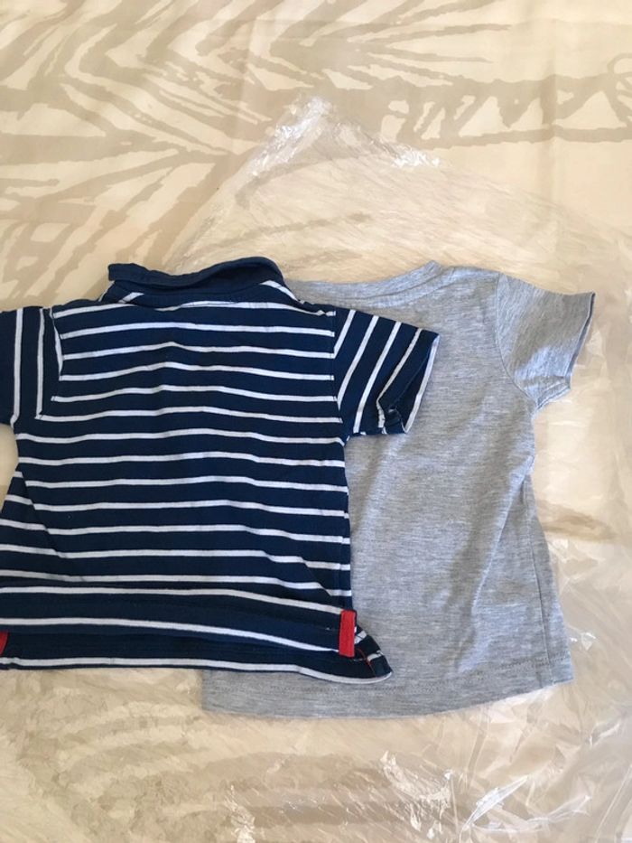 Lot 2tee shirt requin 🦈 un polo rayé - photo numéro 4