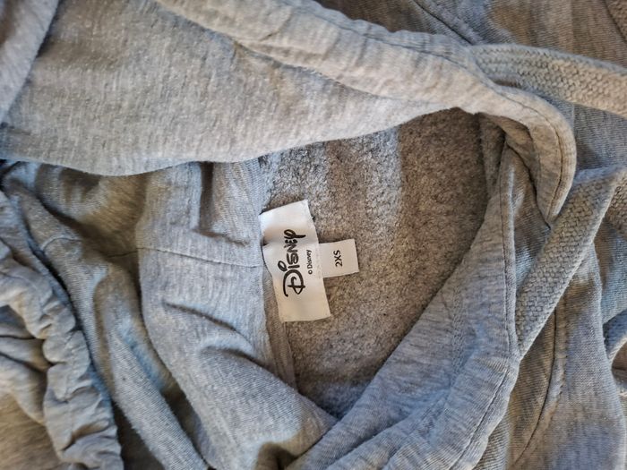 Sweat-shirt gris à capuche Stitch Disney Taille 2 XS/XXS - photo numéro 4