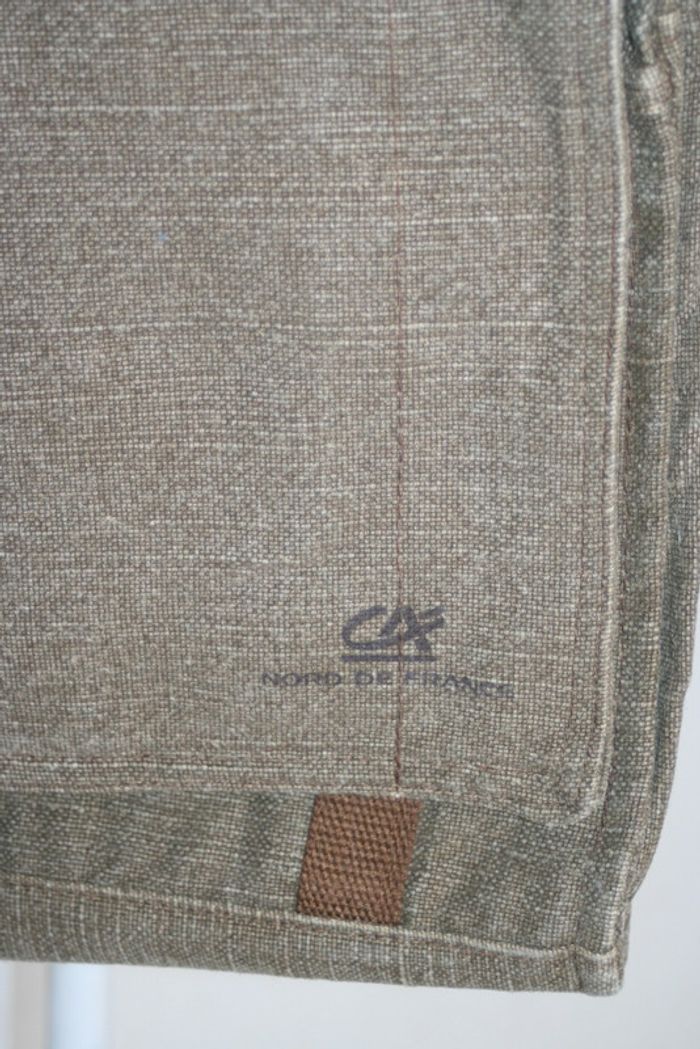 Sac bandoulière marron chiné 36x27cm - photo numéro 2