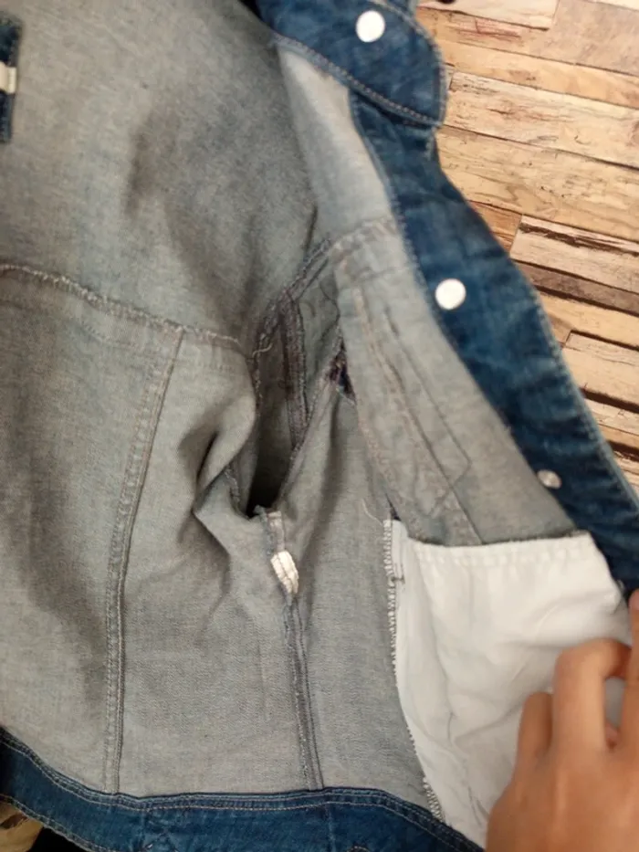 Veste en jean camaïeu t42 - photo numéro 10