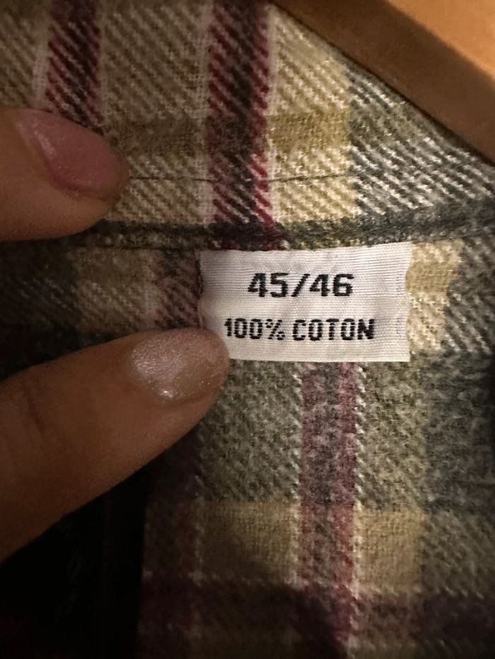 Chemise à carreaux T45/46 coton funny boy - photo numéro 6