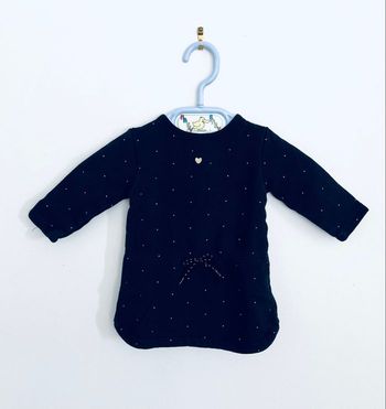 Robe manches longues « Kiabi » taille 6 mois