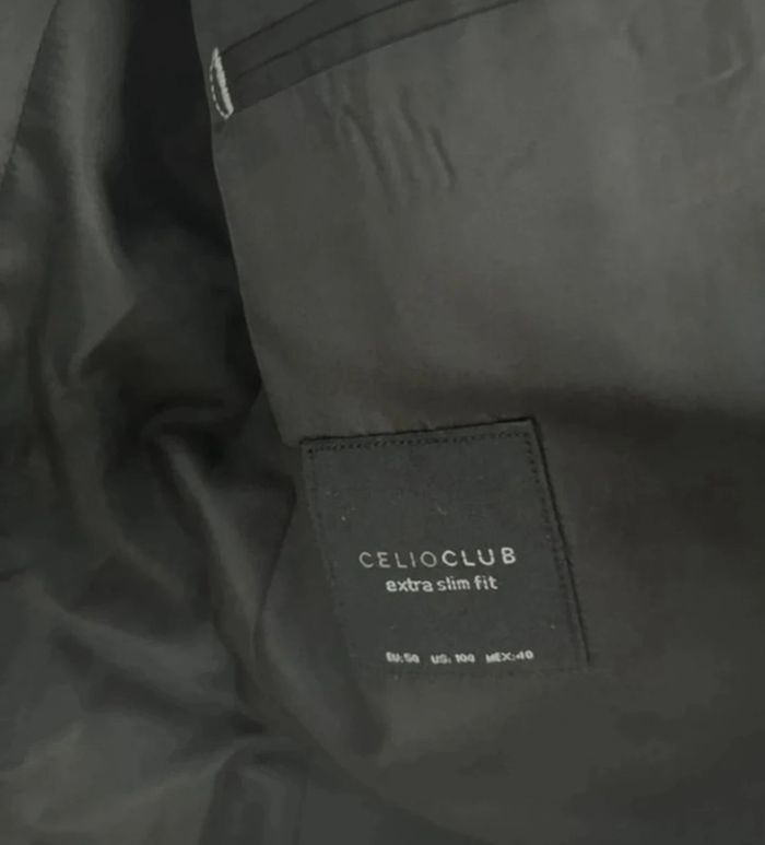 Costume CelioClub extra slim fit noir - Taille 50 (veste) / 44 (pantalon) Pour Homme - photo numéro 3
