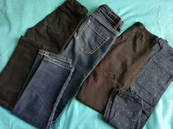 Lot de pantalons fille 10 ans