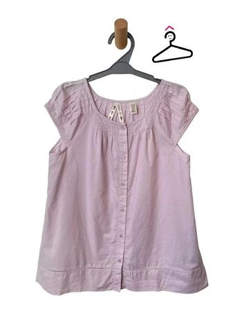 Blouse légère à mancherons pastel - Okaïdi 8 ans (126cm)