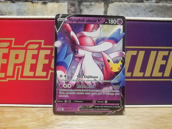 Carte Pokemon Nymphali Obscur V Promotionnelle Célébrations 25 ans