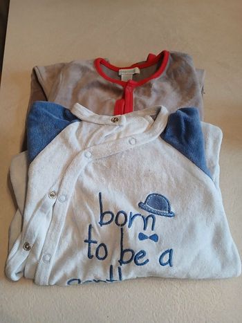 Lot de 2 pyjamas manches longues