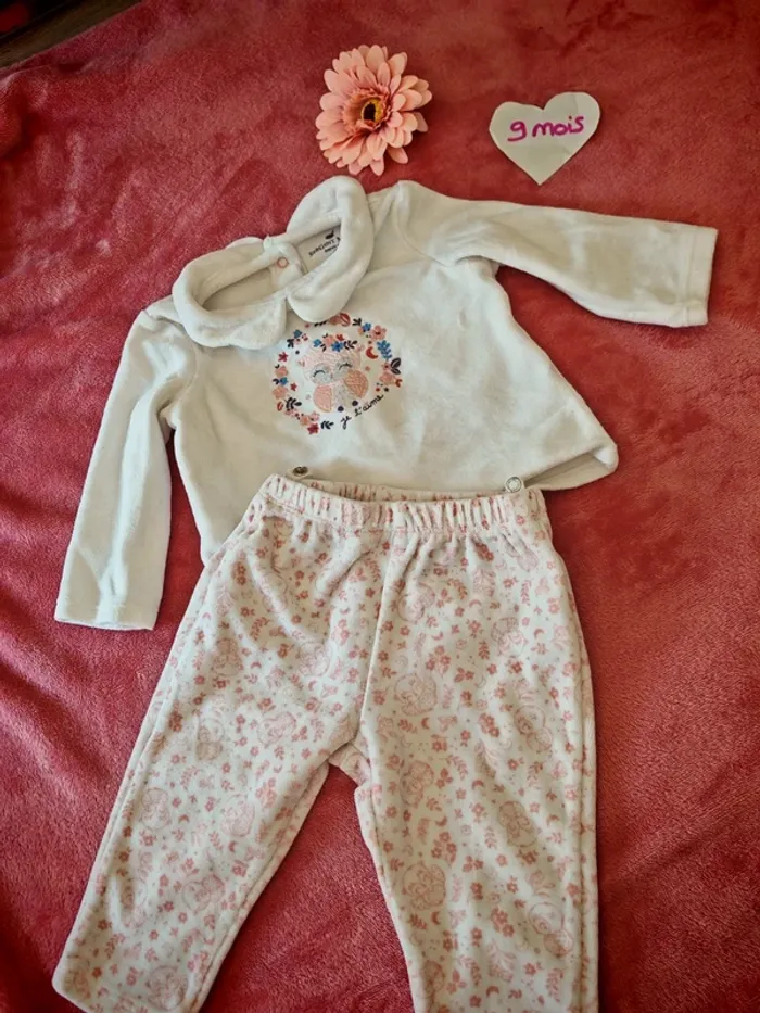 Pyjama deux pièces 9 mois - photo numéro 2