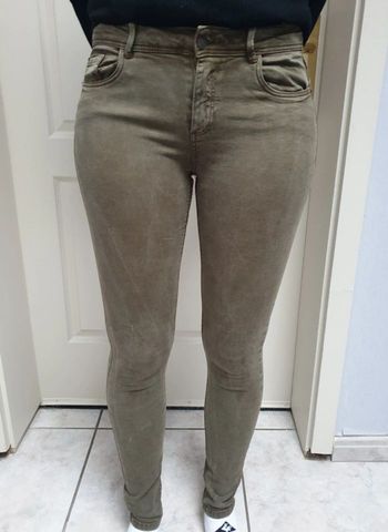 Jeans skinny zara trafaluc kaki