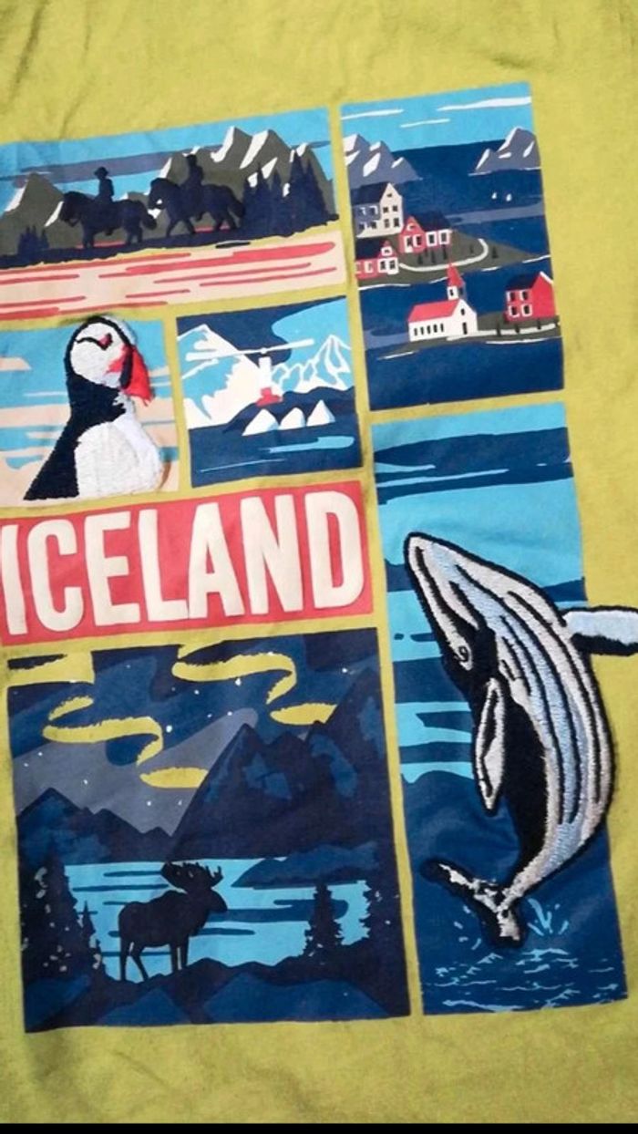T  shirt manches  longues  iceland