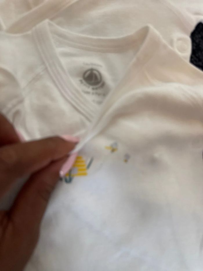 Body manches longues petit bateau bébé fille / garçon - photo numéro 7