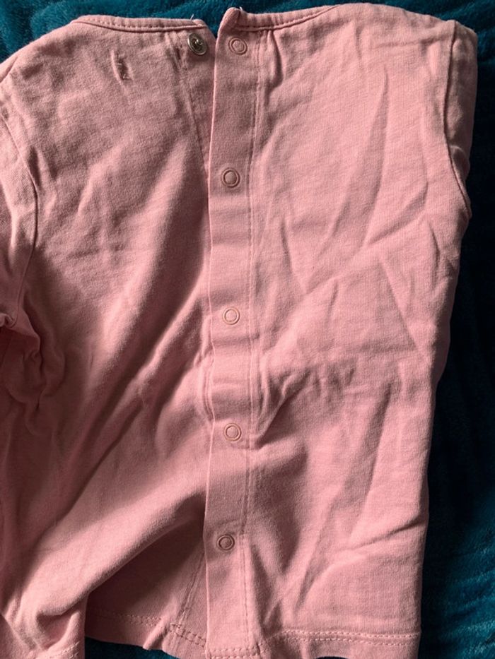 Lot 2 tee shirts fille 6 mois - photo numéro 4
