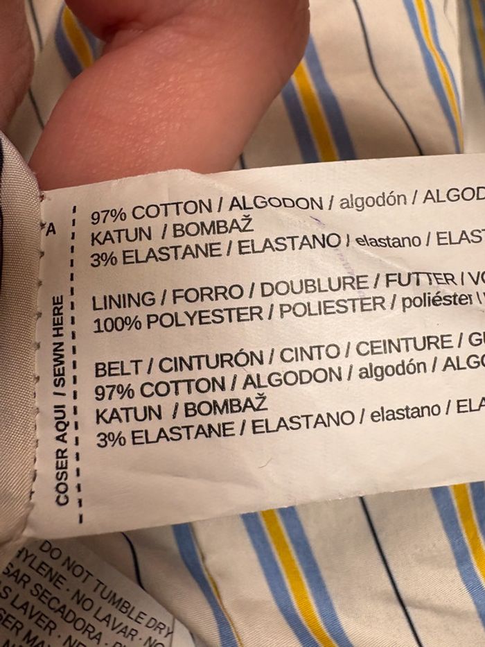 Trench Mango | Bleu marine | Taille 34 - photo numéro 4