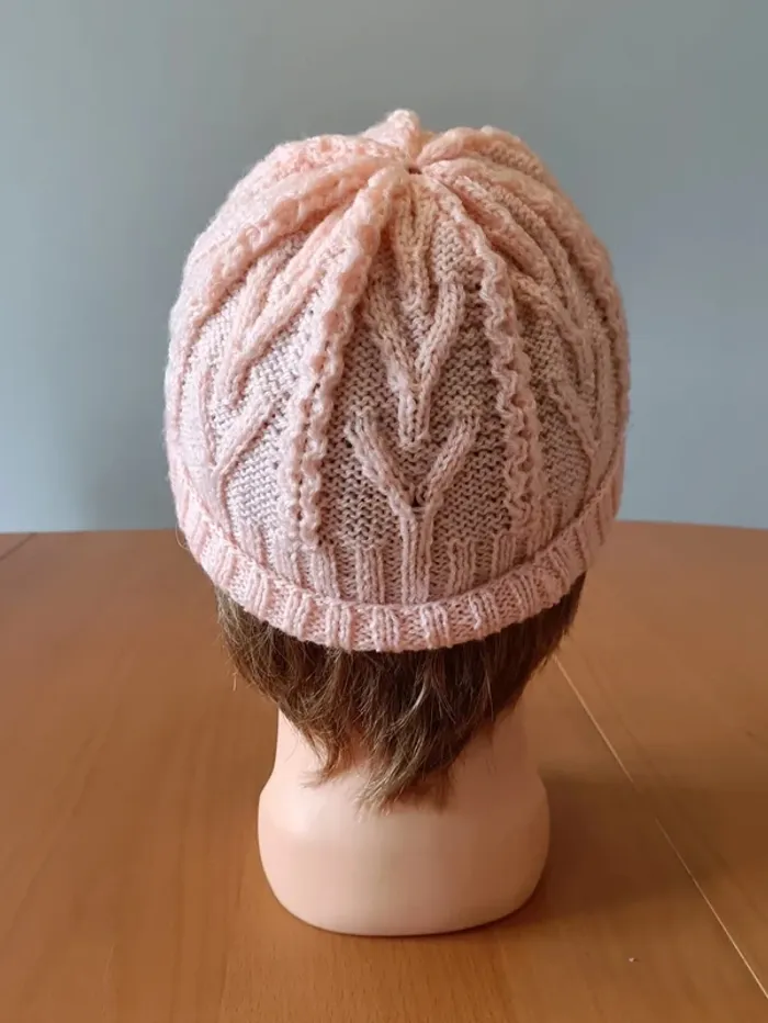 bonnet en laine fille 8 - 10 ans - photo numéro 5