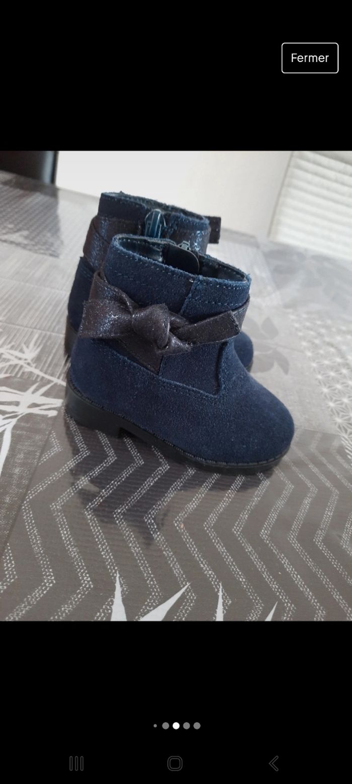 Bottines fille T.19 - photo numéro 2