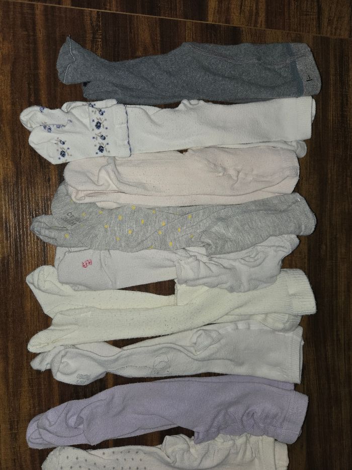 Lot collant toute taille bébé fille - photo numéro 2