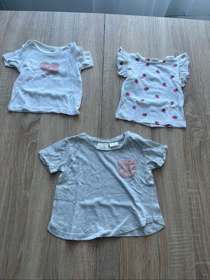 Lot de 3 t shirt taille 3 mois
