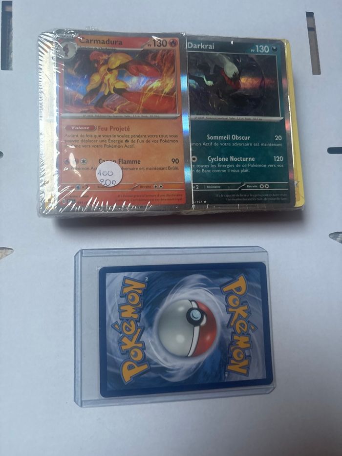 Lot de 100 cartes Pokémon + 20 brillantes 🇫🇷