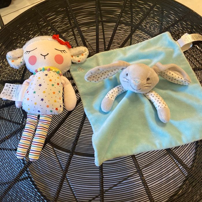 Lot doudou de secours et son lama benetton