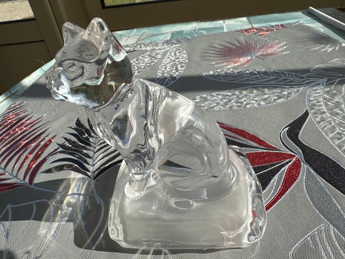 Chat en verre décoratif - photo numéro 2