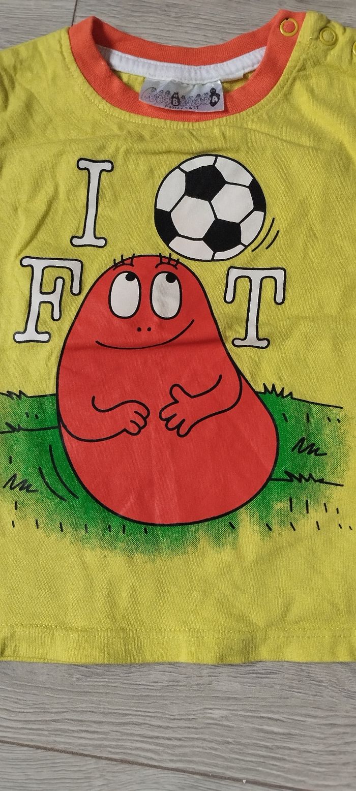 T-shirt MC garçon 12 mois Barbapapa - photo numéro 4