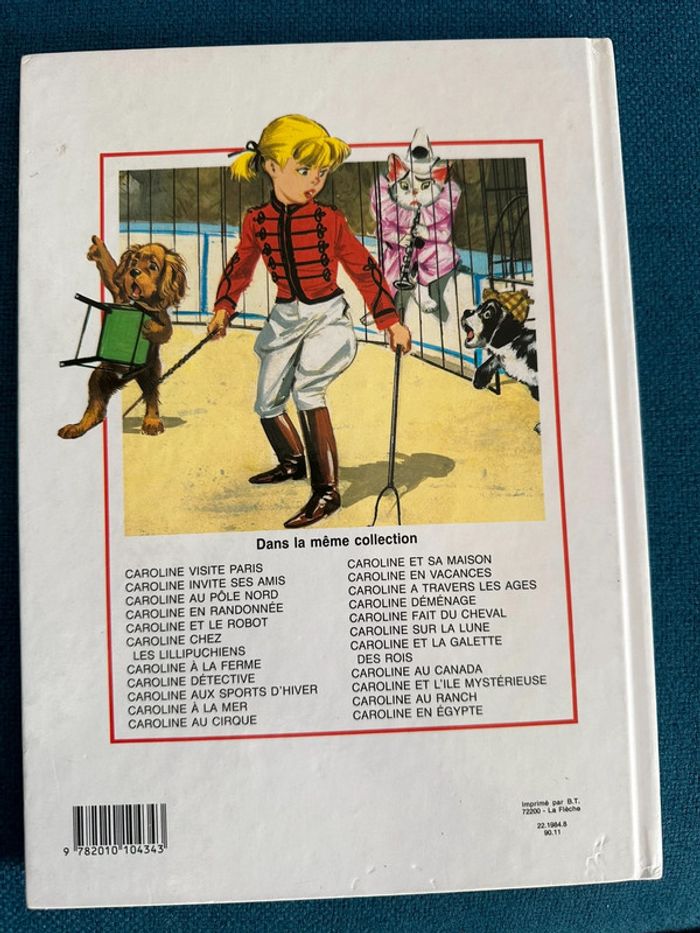 Livre Caroline au Cirque Pierre probst bd album Hachette vintage - photo numéro 2