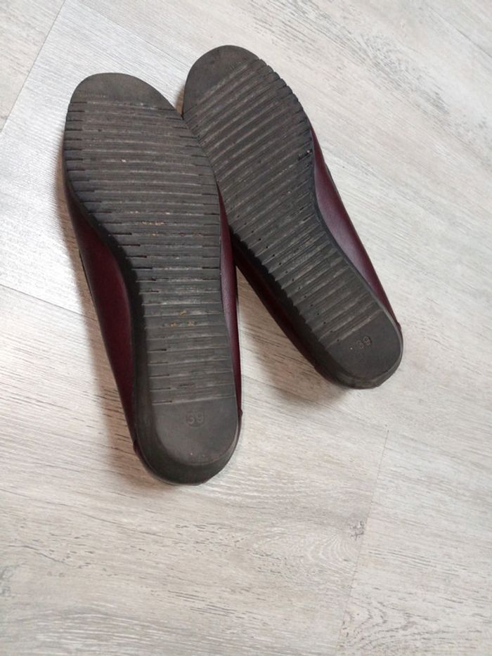 Mocassins en cuir taille 39 - photo numéro 5