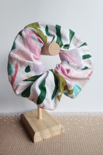 Chouchou fluffy tropical 