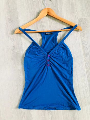 Débardeur bleu électrique femme taille 38 M