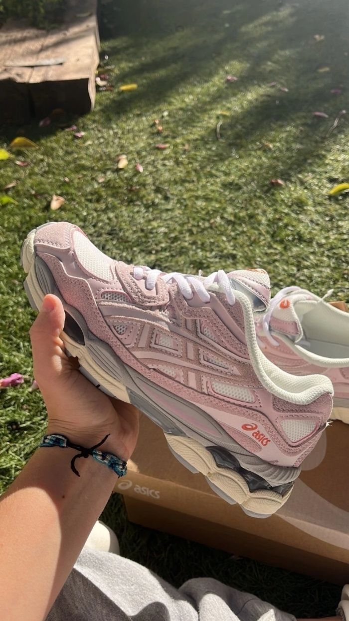 ASICS Gel-NYC Cream Mineral Beige Pink 39 - photo numéro 2