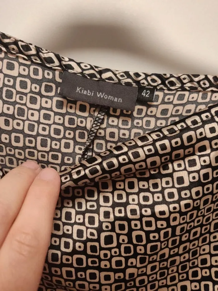 Blouse 3/4 Kiabi (noir), XL / 42 / 14 - photo numéro 3
