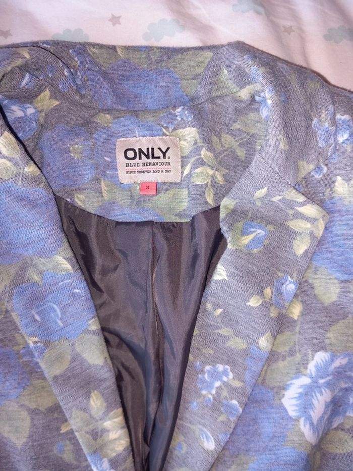 Veste blazer only fleurs - photo numéro 3
