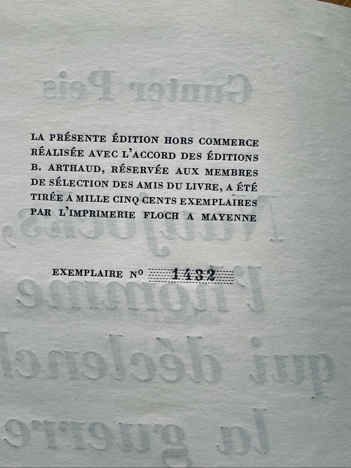 Édition numérotée  Naujocks l'homme qui déclencha la guerre - photo numéro 5