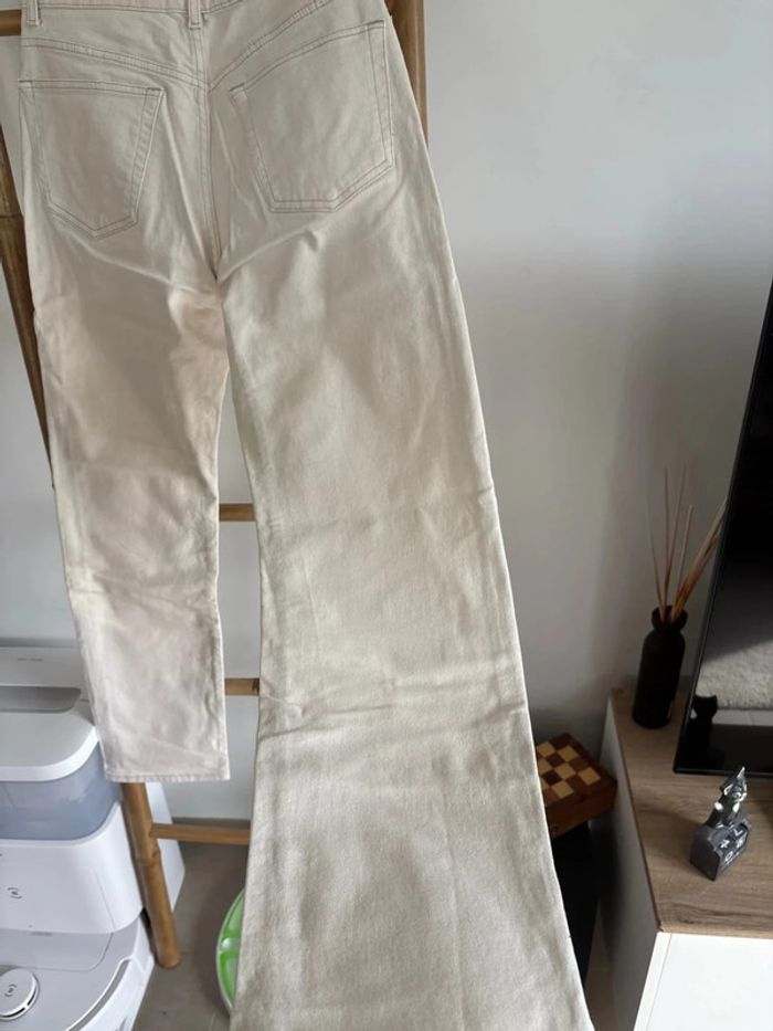 Jean crème zara taille 36 - photo numéro 11