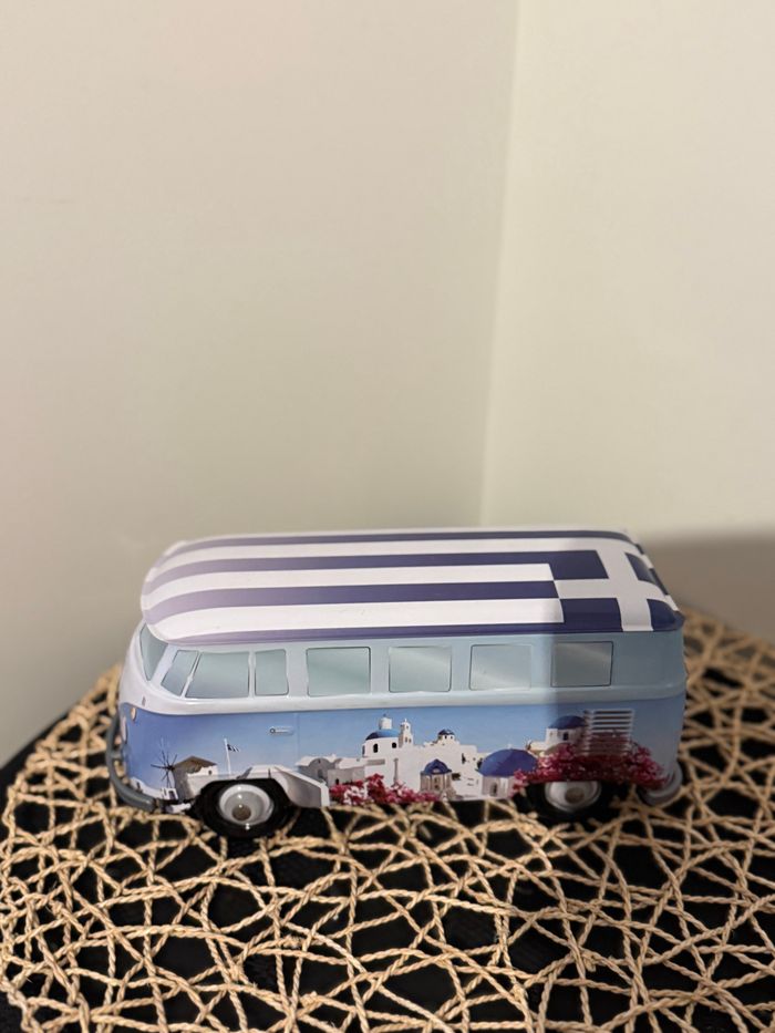 BOITE A BISCUIT TOLE - COMBI VW VOLKSWAGEN - Christian Delorme - photo numéro 4