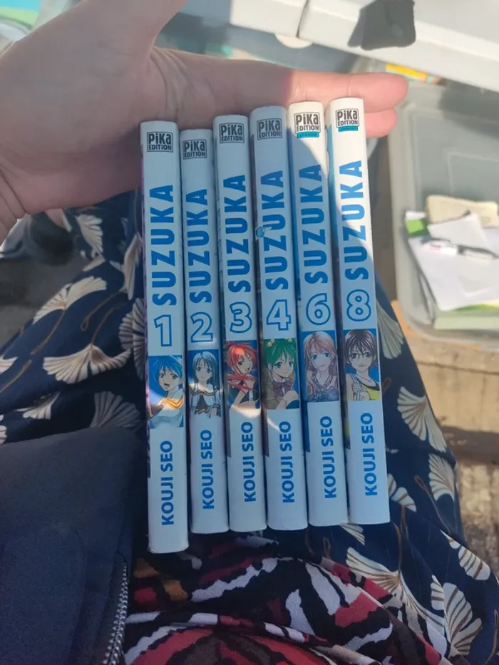 Suzuka tomes 1, 2, 3, 4, 6 et 8
