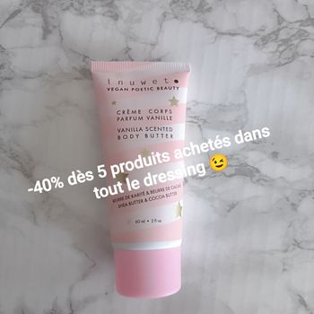 Inuwet crème corps vanille 60mL