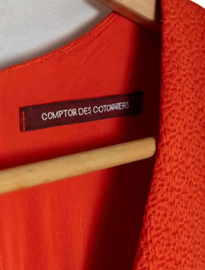 🍊 Robe orange Comptoir des Cotonniers – taille 38 - photo numéro 7