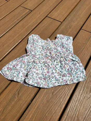 Tee shirt fleuri 18 mois TAO