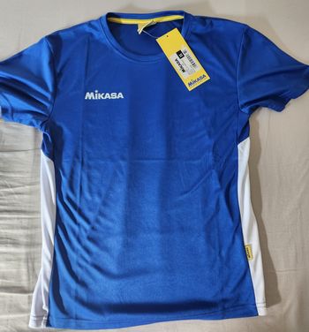 Maillot Mikasa bleu neuf avec étiquette – taille XS, sport / volley / training