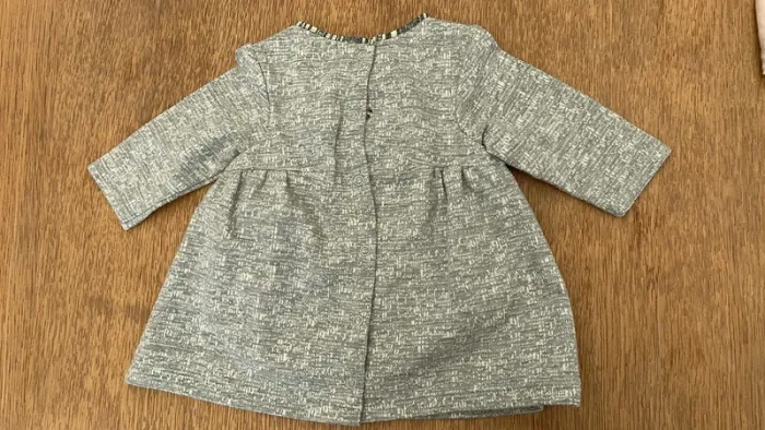 Robe grise fille 3 mois - photo numéro 4