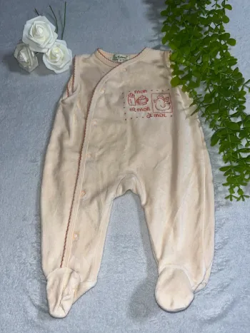 Pyjama sans manche à bretelle pour bébé mixte