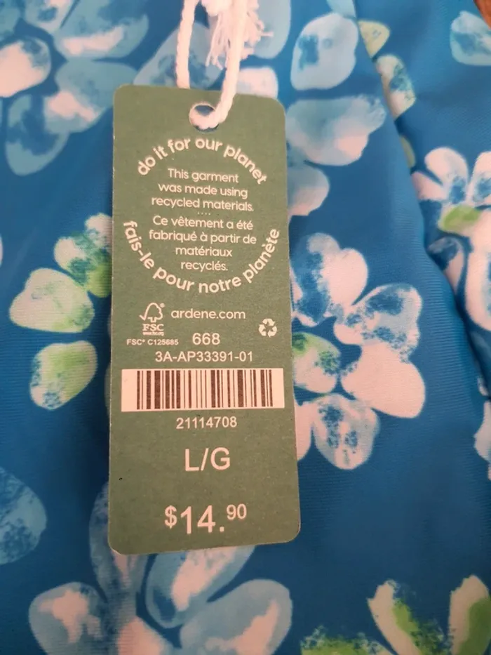 Jupe plage fleuries Ardene Collective taille L - photo numéro 4