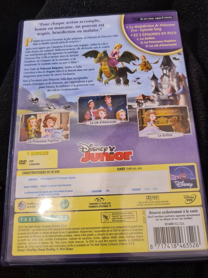 Dvd enfant / princesse - photo numéro 3