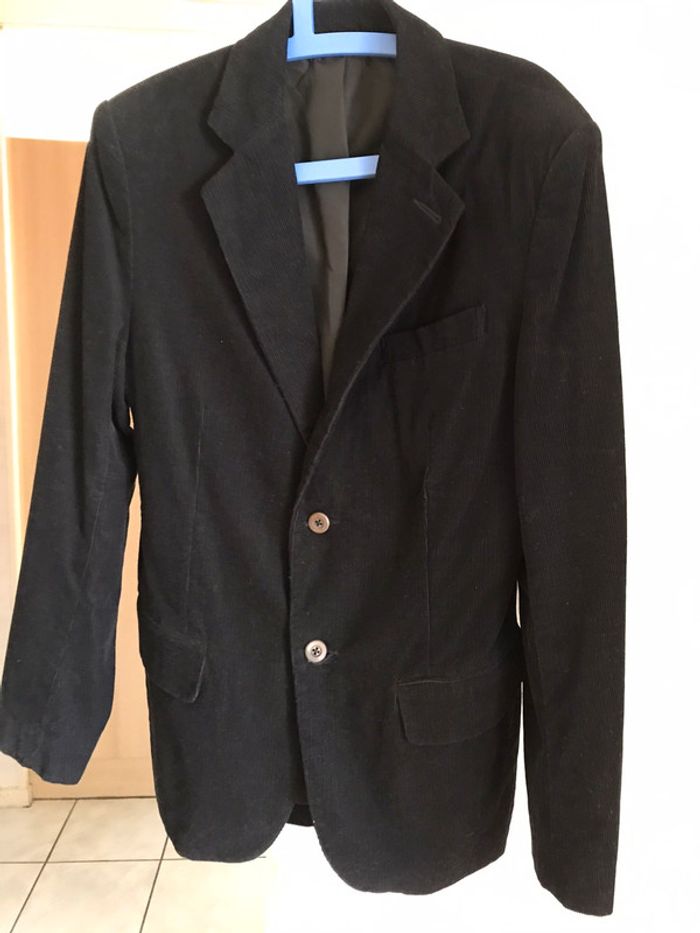 Veste blazer velours noir homme Taille M Celio casual