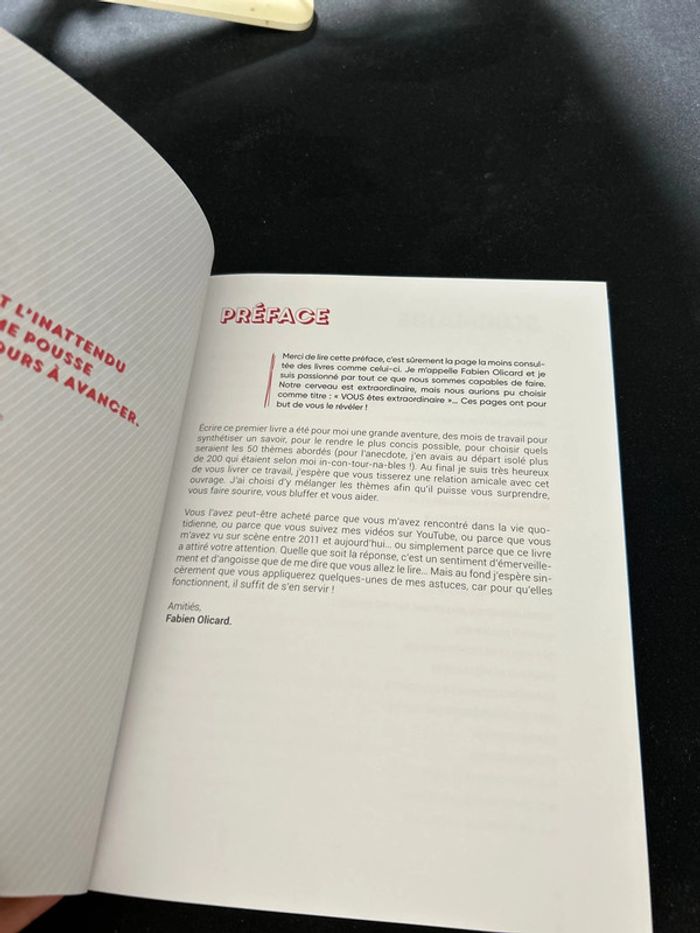 Livre Votre cerveau est extraordinaire Fabien Olicard - photo numéro 4